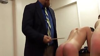 Super-naughty schoolboys disrobed and smacked