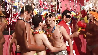 The Dudes After the Carnival Arch Each Other in a Doggystyle