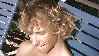 Curly Barrett Foss Wanking Back To Back With An Audience