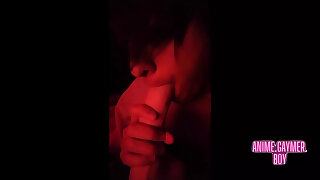 Super-cute Emo Boy Plays and Tease on Webcam with Humungous Dildo