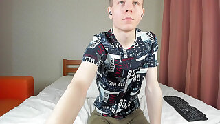 I Undress and Wank off My Hard-on a Lil'