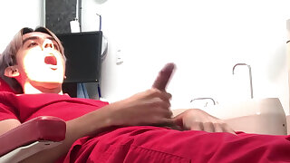 Jerking off at dental clinic pt 1