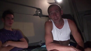 Twunk fucked by XXL manmeat in a truck