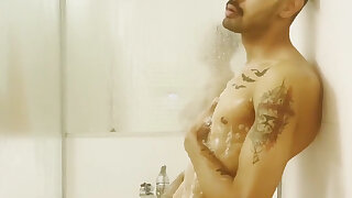 Taking a Shower and Jerking off Until I Milk