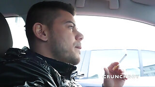 Super-sexy straigth studs form Praha fucking sans a condom Ten