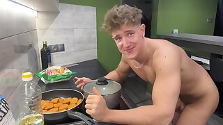 Rice Chicken Nuggets Nude Cooking With Gay Boy
