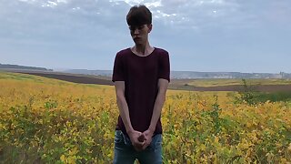 De-robe In The Wild, Masturbate And The Jizz flow Is Thick /huge Sinewy Cock/ Uncut/big Loads 5 Min